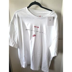 Brand New Jordan Graphic T-Shirt – White (With Tags) MSRP $45